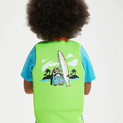 Infant Learn to Swim Chima African Penguin Float Suit Green - Speedo
