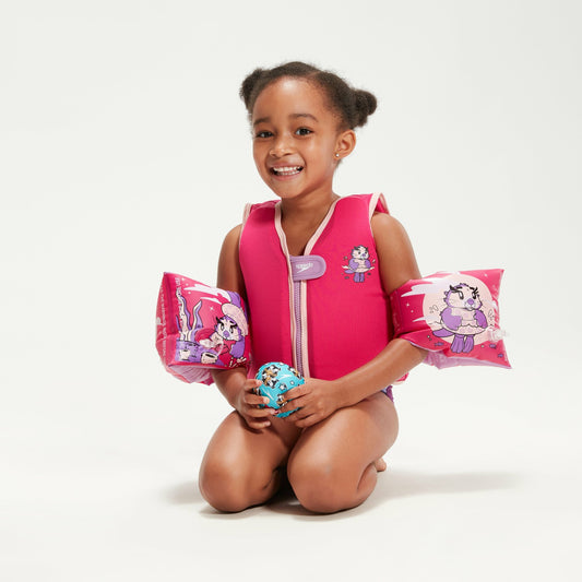 Infant Learn to Swim Aria Sea Otter Float Vest Pink - Speedo