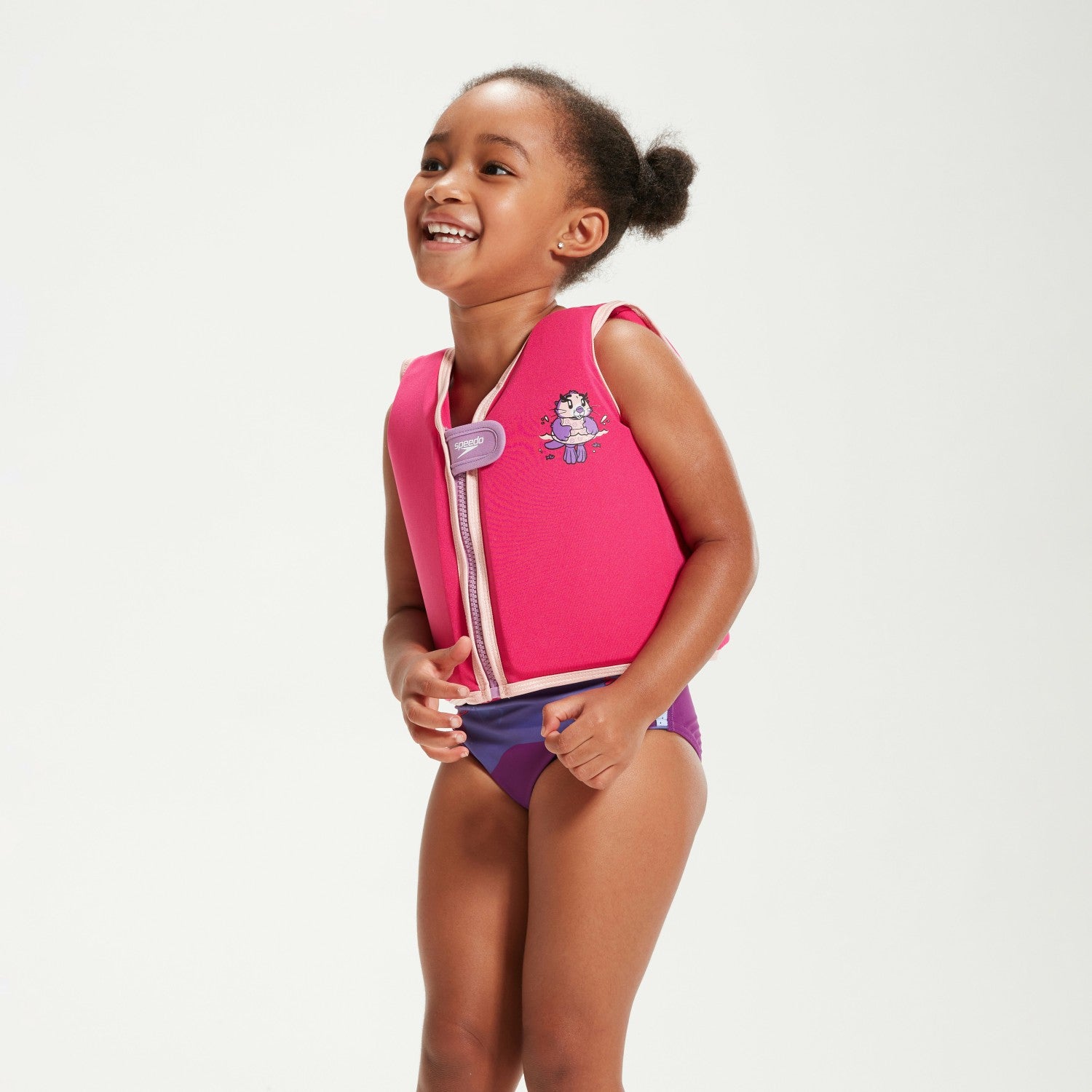 Infant Learn to Swim Aria Sea Otter Float Vest Pink - Speedo