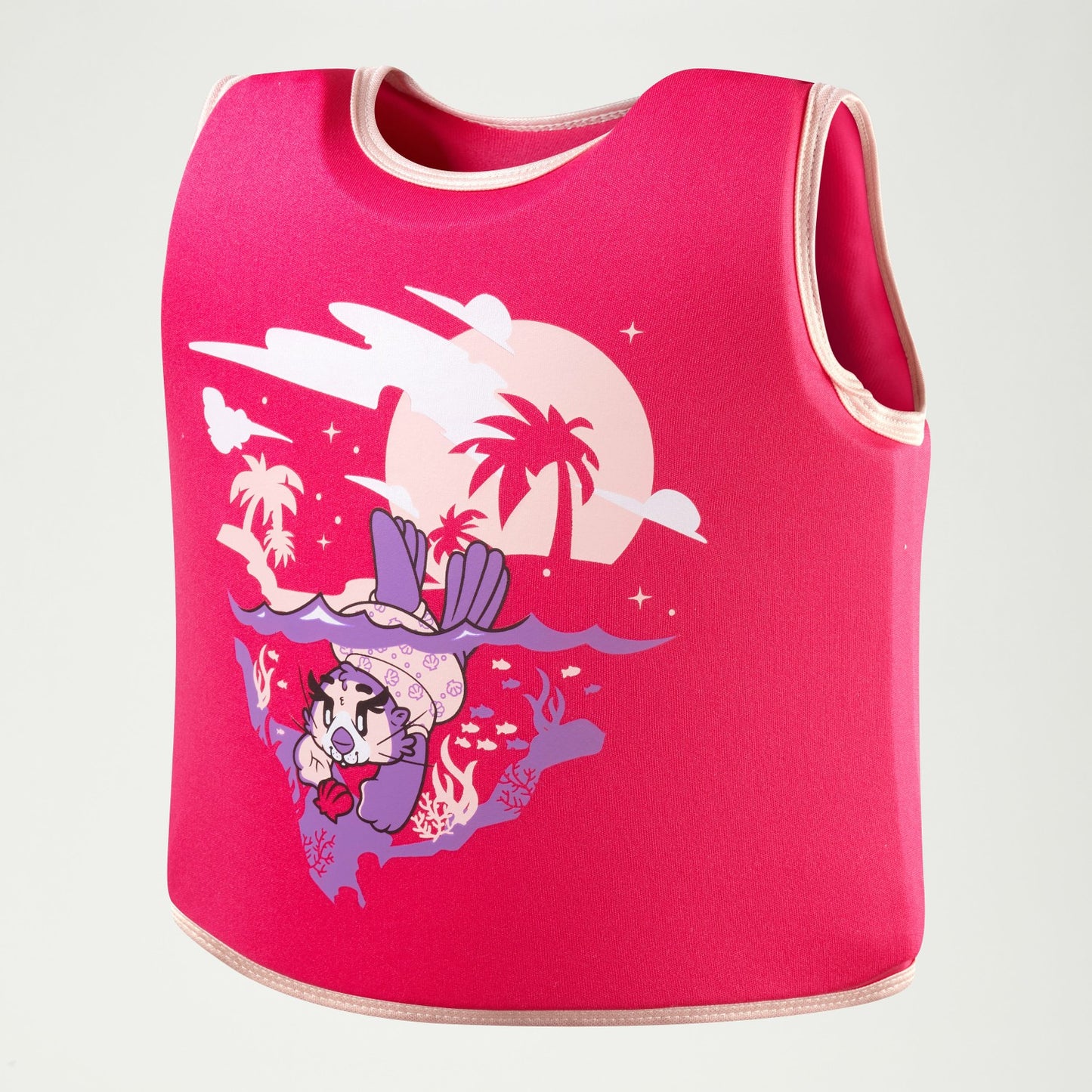 Infant Learn to Swim Aria Sea Otter Float Vest Pink - Speedo