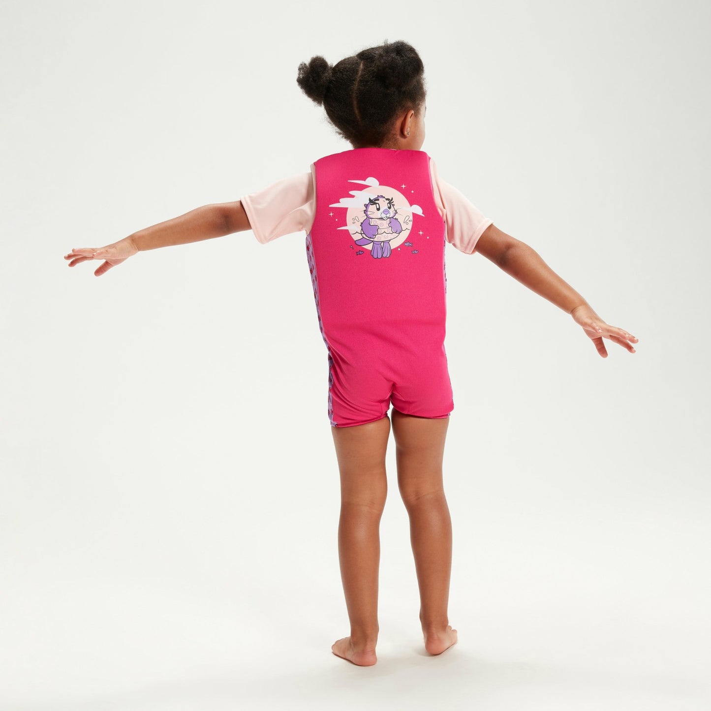 Infant Learn to Swim Aria Sea Otter Float Suit Pink - Speedo