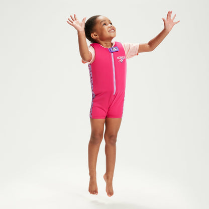 Infant Learn to Swim Aria Sea Otter Float Suit Pink - Speedo