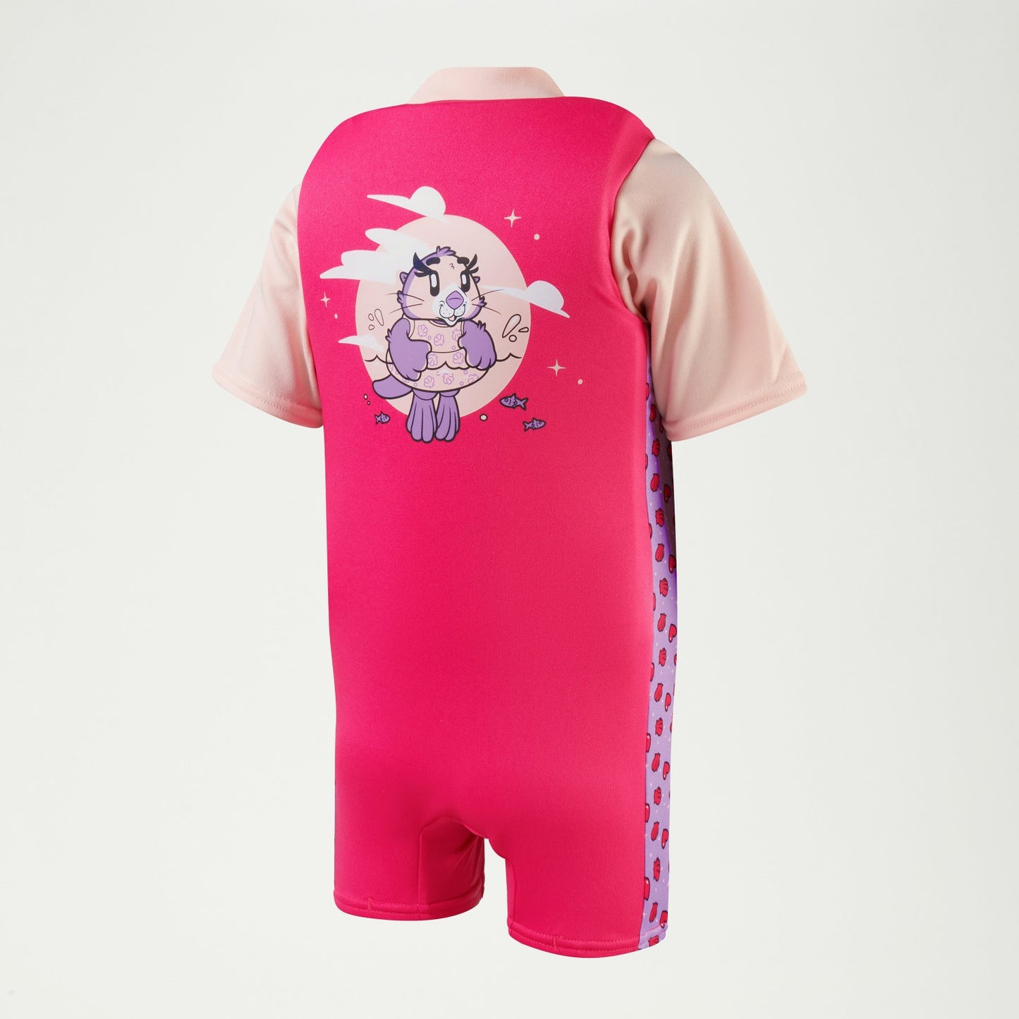 Infant Learn to Swim Aria Sea Otter Float Suit Pink - Speedo