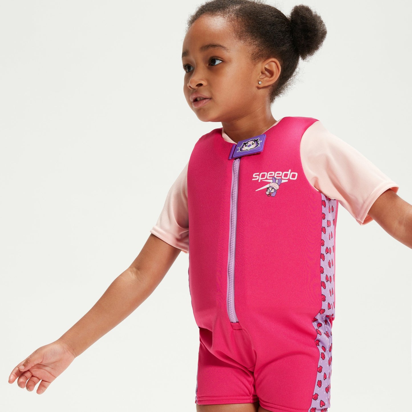 Infant Learn to Swim Aria Sea Otter Float Suit Pink - Speedo