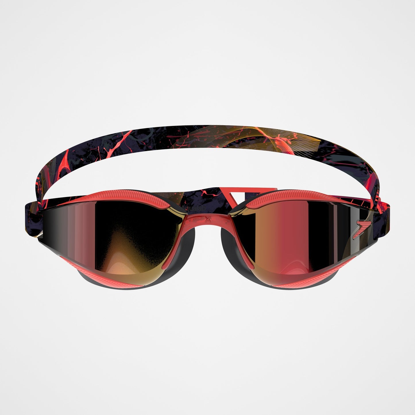 Adult Fastskin Hyper Elite Mirrored Goggles Smoke/Red - Speedo