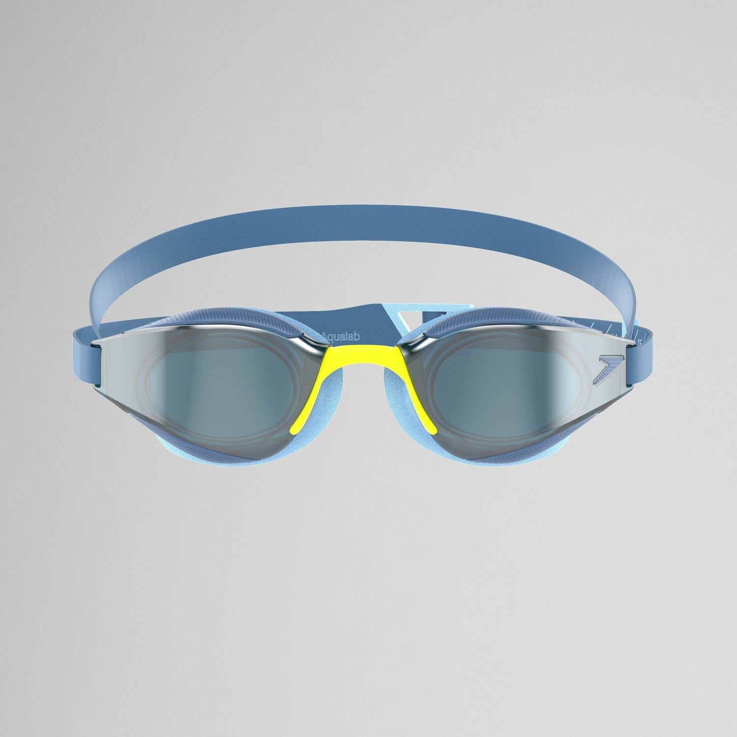 Adult Fastskin Hyper Elite Mirror Goggles Blue/Silver - Speedo