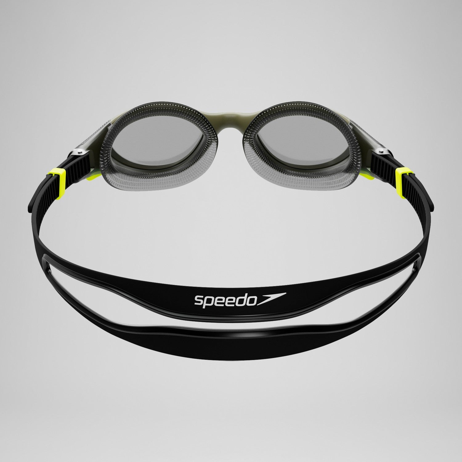 Adult Biofuse 2.0 Polarised Goggles Dark Green/Yellow - Speedo