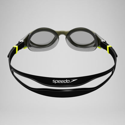 Adult Biofuse 2.0 Polarised Goggles Dark Green/Yellow - Speedo