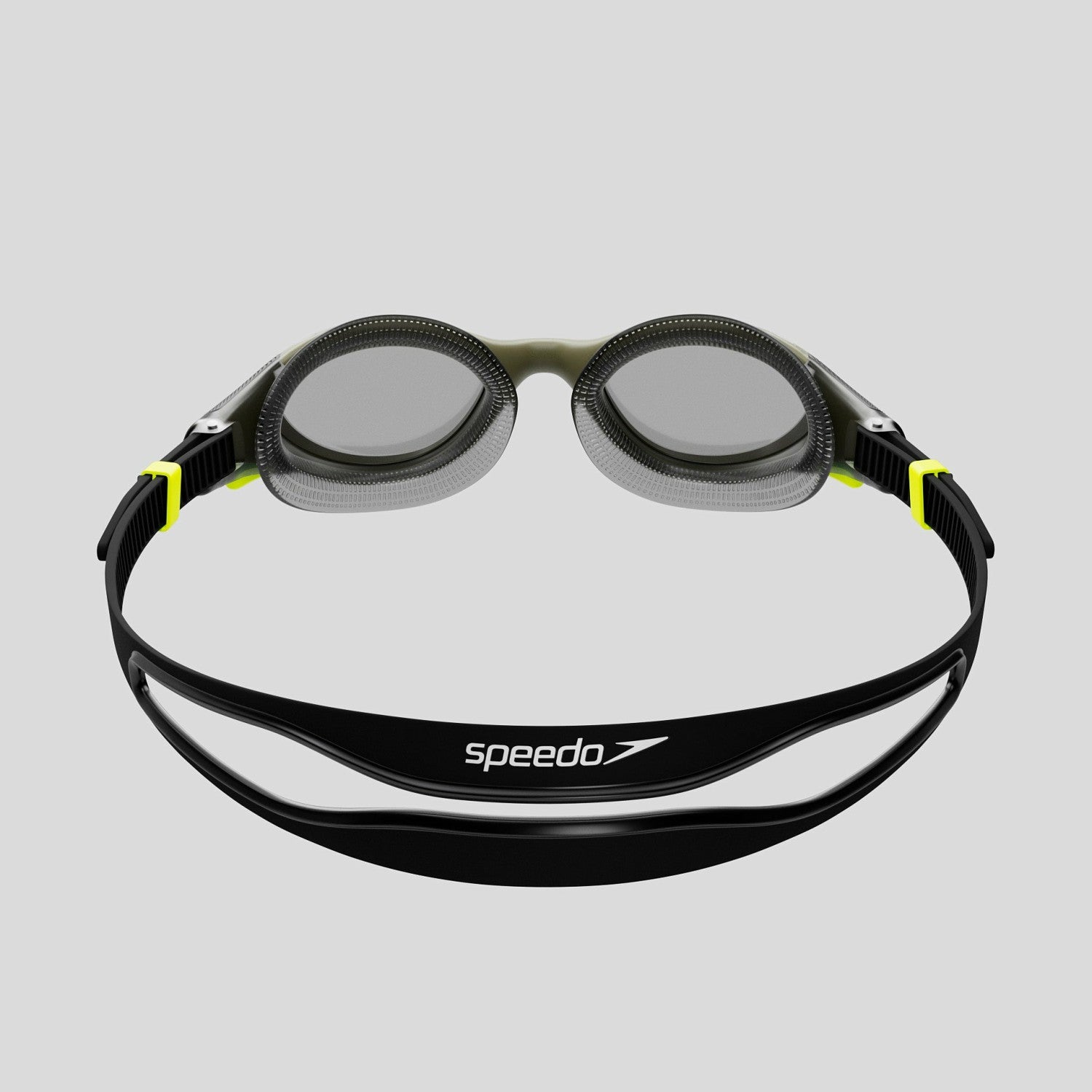 Adult Biofuse 2.0 Polarised Goggles Dark Green/Yellow - Speedo