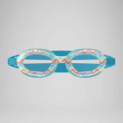 Junior Futura Hydrospex Printed Goggles Rainbow/Clear - Speedo