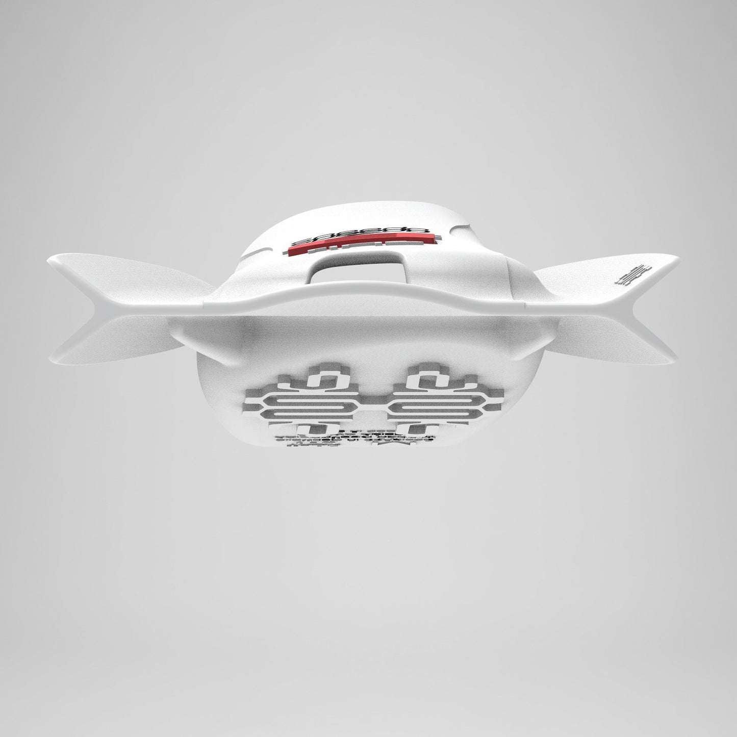 Speedo DMC Elite Fin White/Red - Speedo