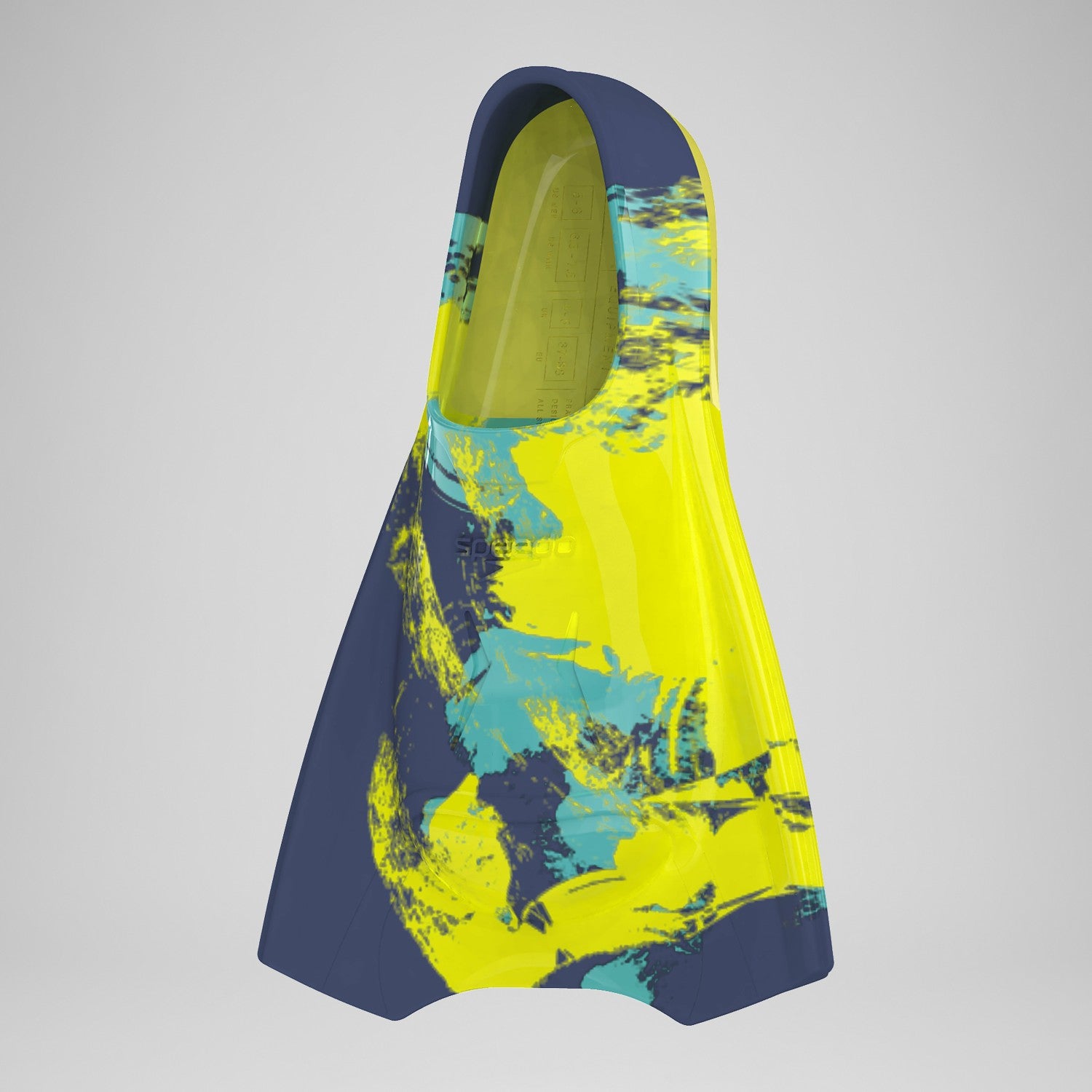 Adult Short Blade Fin Yellow/Turquoise - Speedo