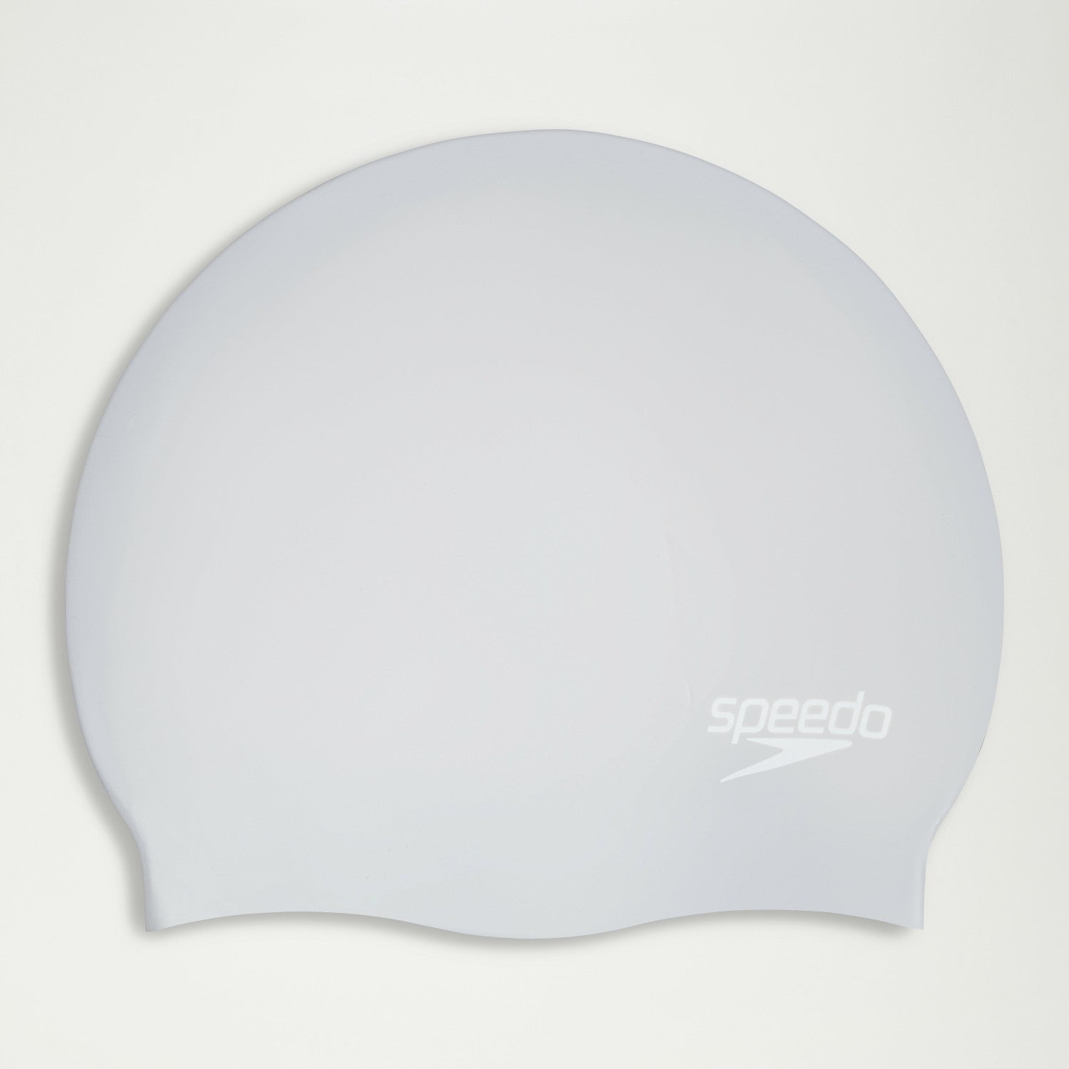 Unisex Long Hair Silicone Cap Silver/White - Speedo