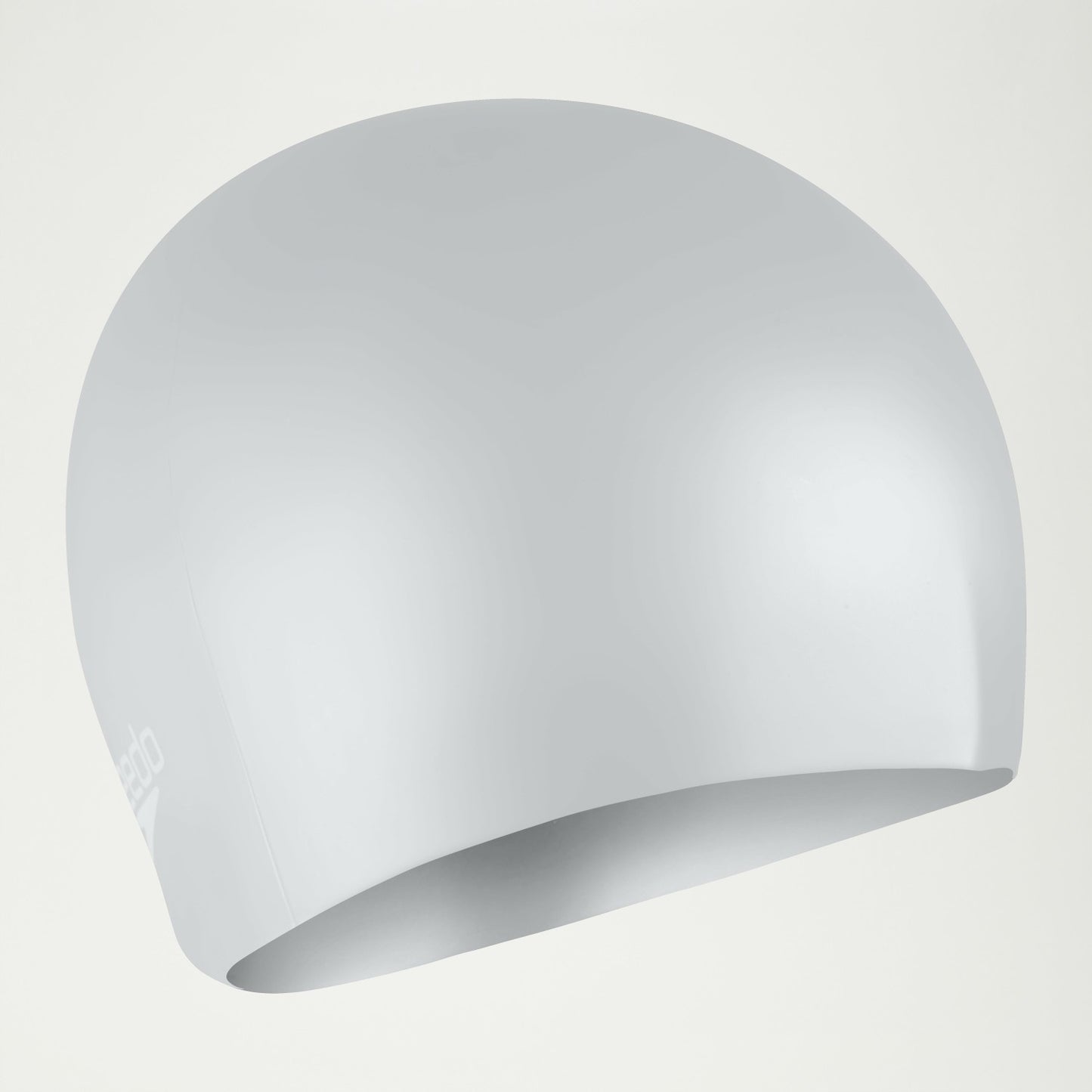 Unisex Long Hair Silicone Cap Silver/White - Speedo