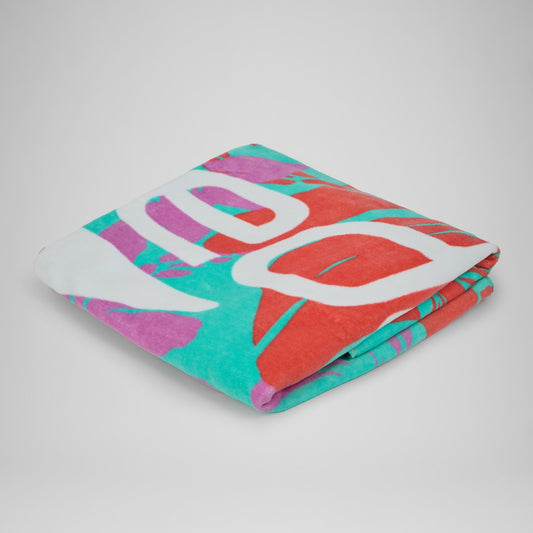 Printed Beach Towel Turquoise/Pink - Speedo