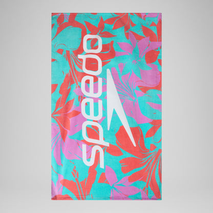 Printed Beach Towel Turquoise/Pink - Speedo