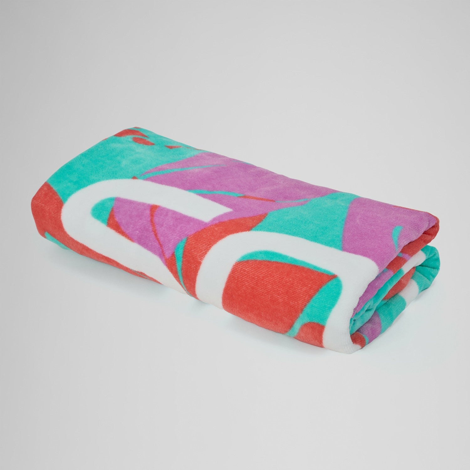 Printed Beach Towel Turquoise/Pink - Speedo