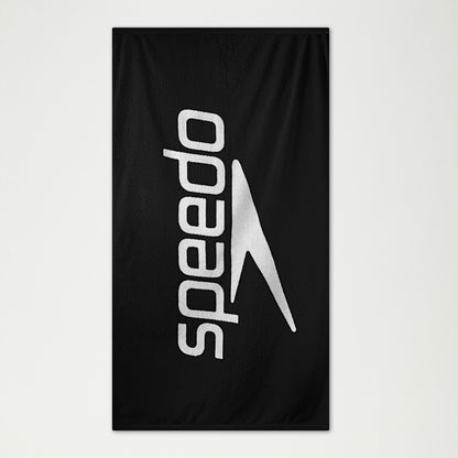 Speedo Logo Towel Black/White - Speedo