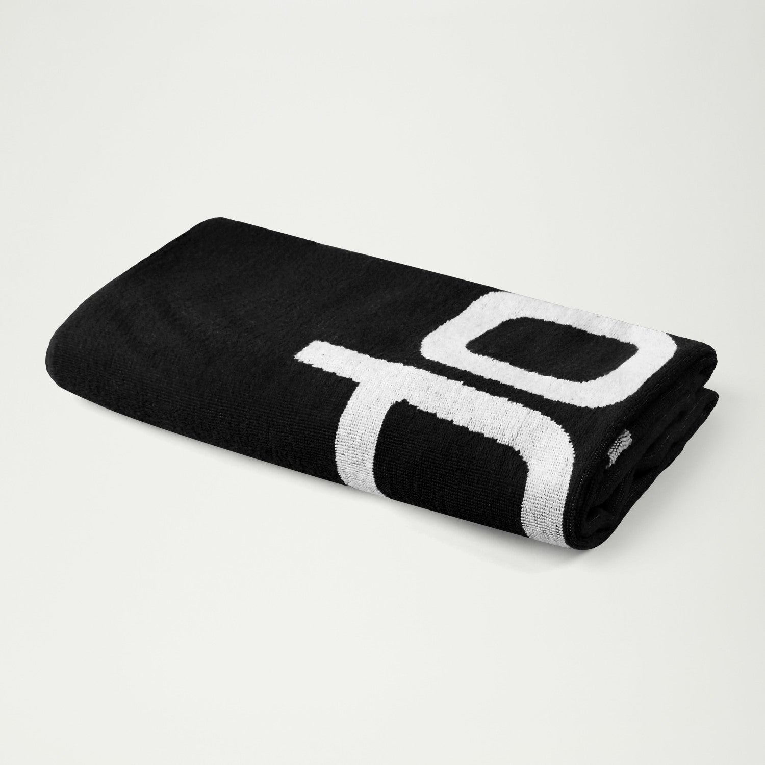 Speedo Logo Towel Black/White - Speedo