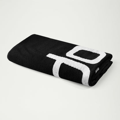 Speedo Logo Towel Black/White - Speedo