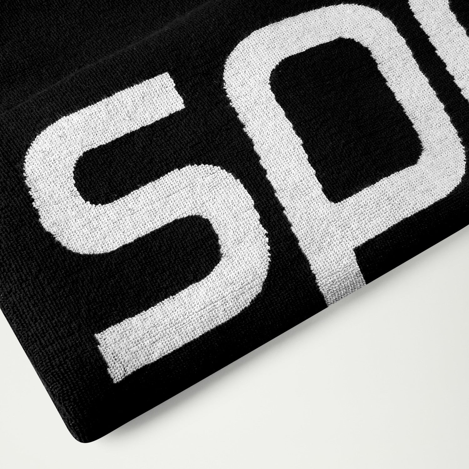 Speedo Logo Towel Black/White - Speedo