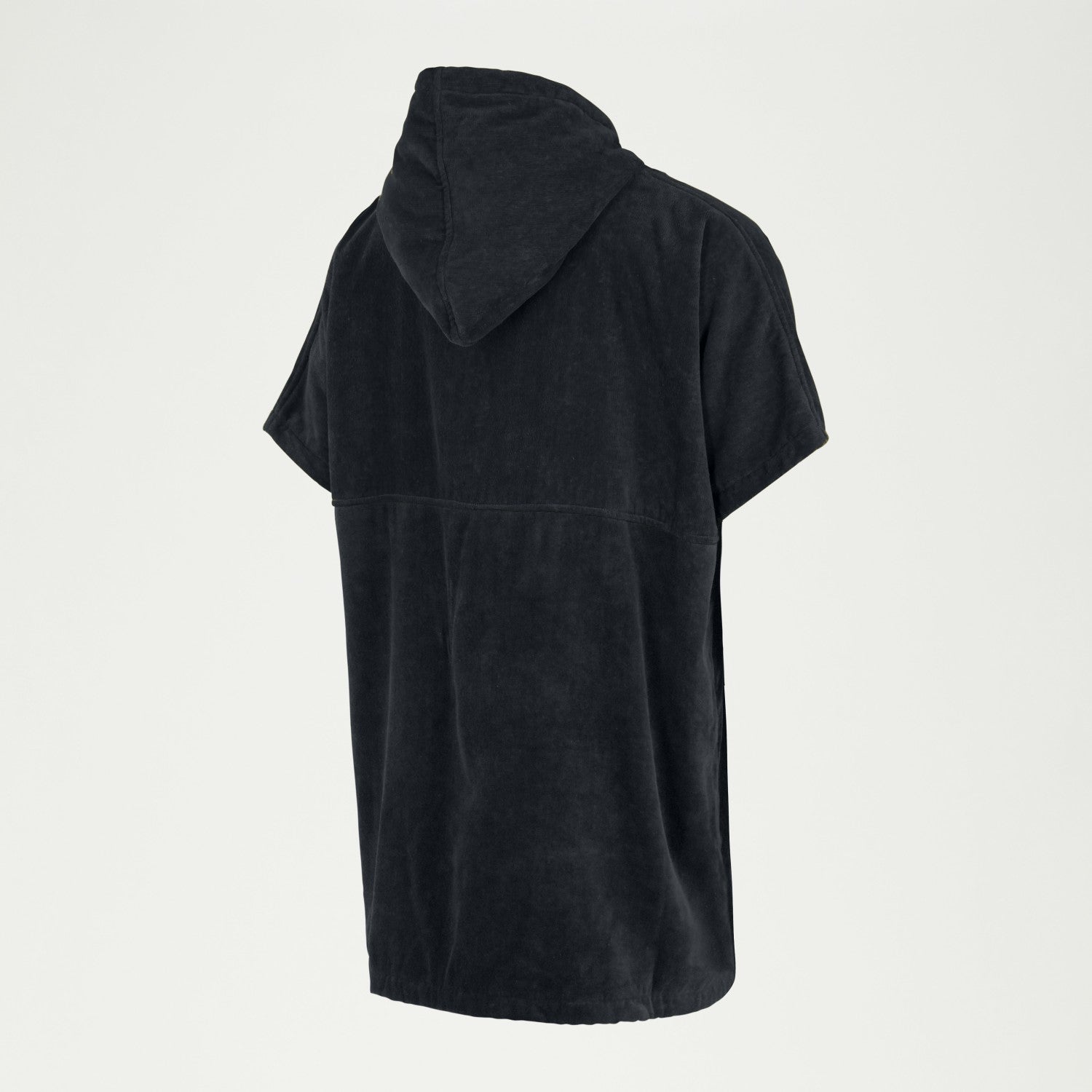 Adult Towel Swim Poncho Black/Yellow - Speedo