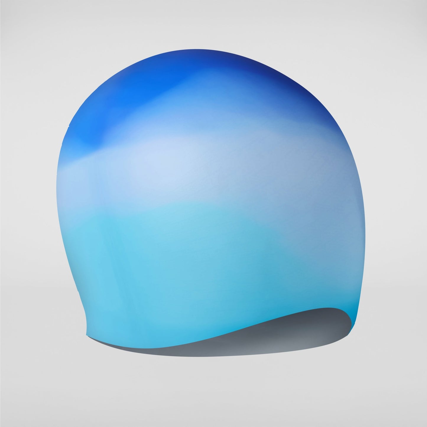 Adult Multi Colour Silicone Swim Cap Blue - Speedo