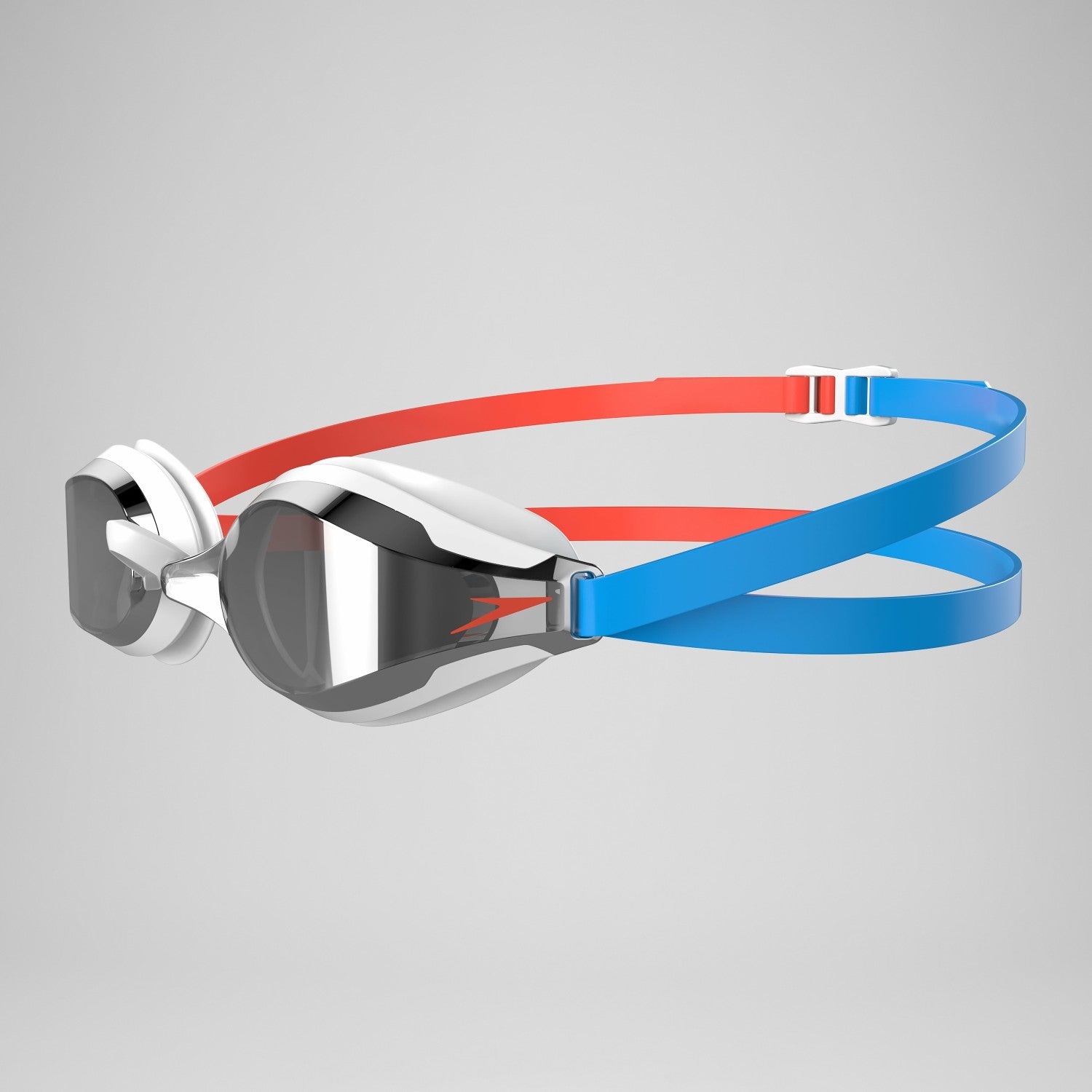 Adult Fastskin Speed Socket 2.0 Mirror Goggles Red/Blue - Speedo