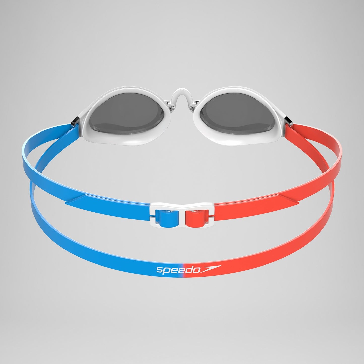 Adult Fastskin Speed Socket 2.0 Mirror Goggles Red/Blue - Speedo