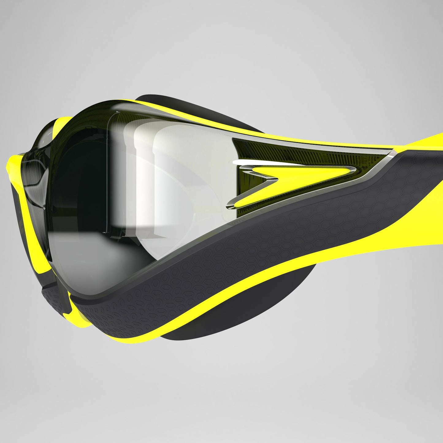 Adult Fastskin Pure Focus Mirror Goggles Yellow/Smoke - Speedo