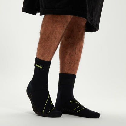 Adult Swim Socks Black/Yellow - Speedo