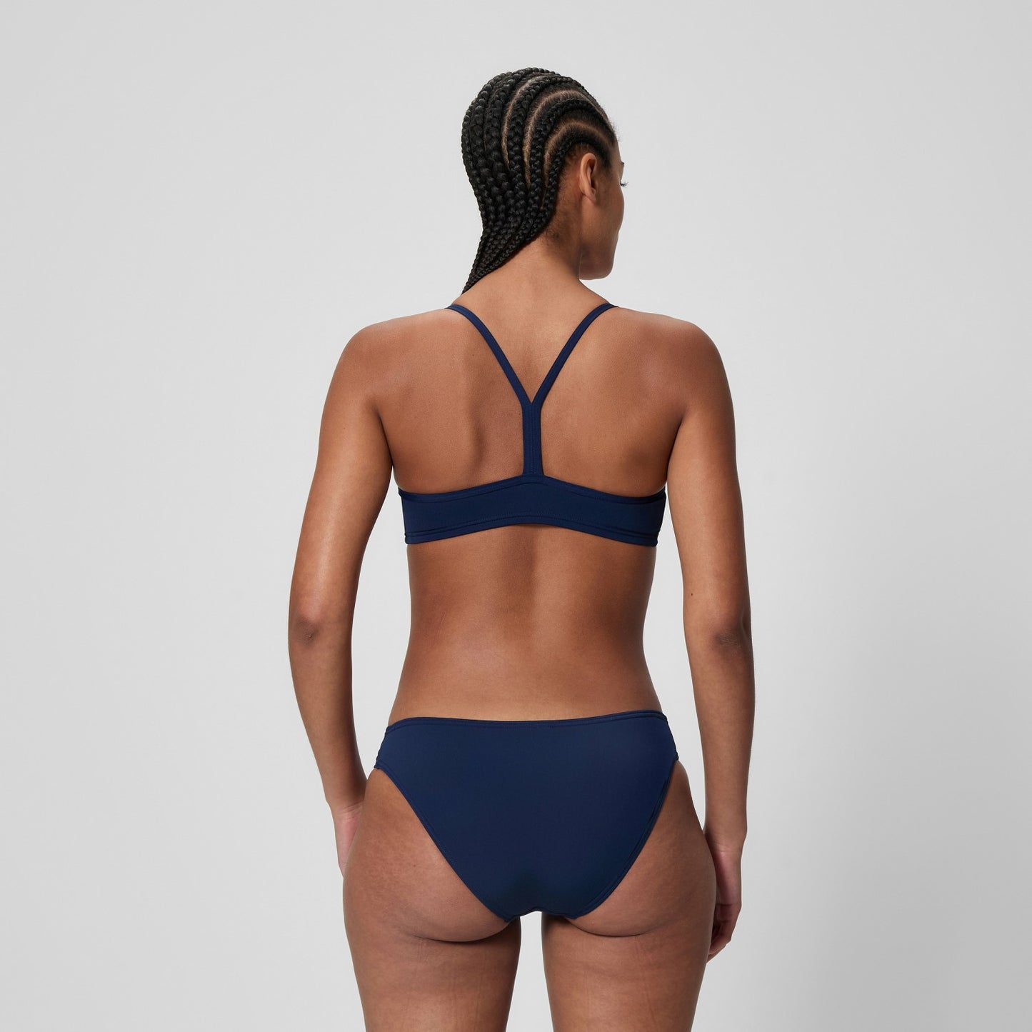 Endurance+ Logo Thinstrap Bikini Set Navy - Speedo