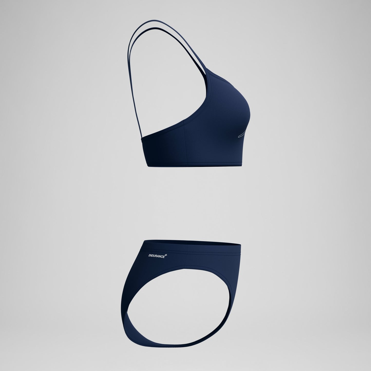 Endurance+ Logo Thinstrap Bikini Set Navy - Speedo