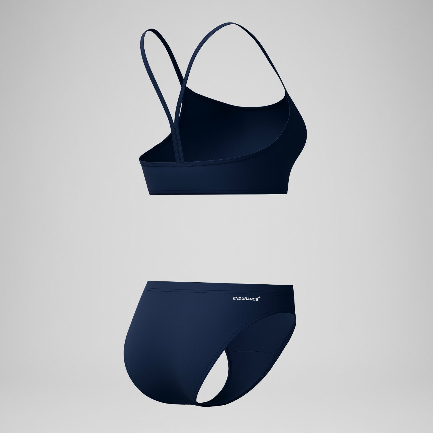 Endurance+ Logo Thinstrap Bikini Set Navy - Speedo