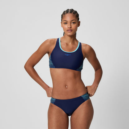 Placement Racerback Bikini Set Navy/Blue - Speedo
