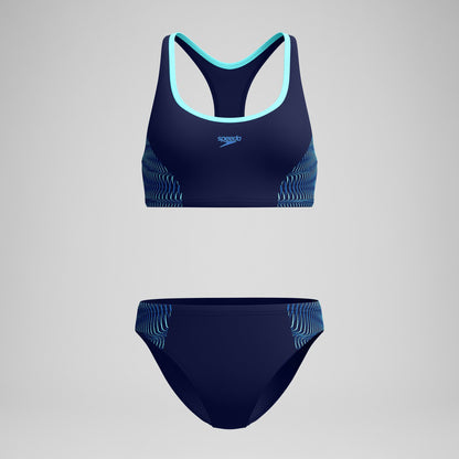 Placement Racerback Bikini Set Navy/Blue - Speedo