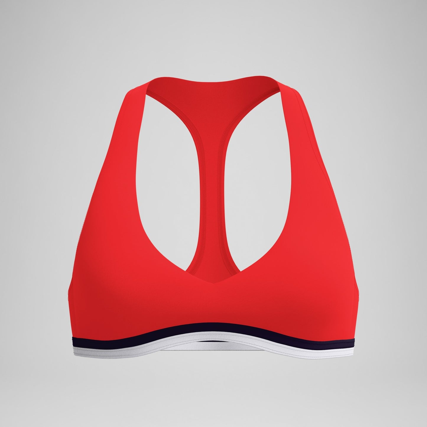 Jetstream Racerback Bikini Top Red/White - Speedo