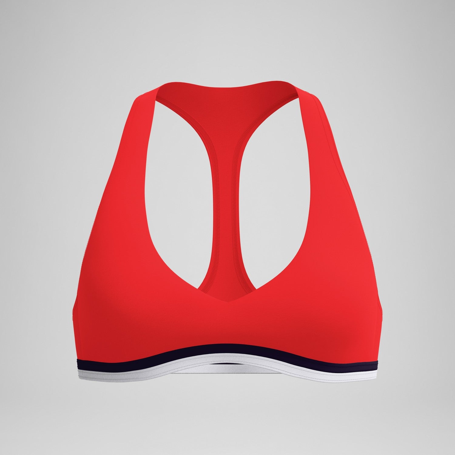 Jetstream Racerback Bikini Top Red/White - Speedo