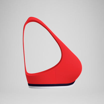 Jetstream Racerback Bikini Top Red/White - Speedo