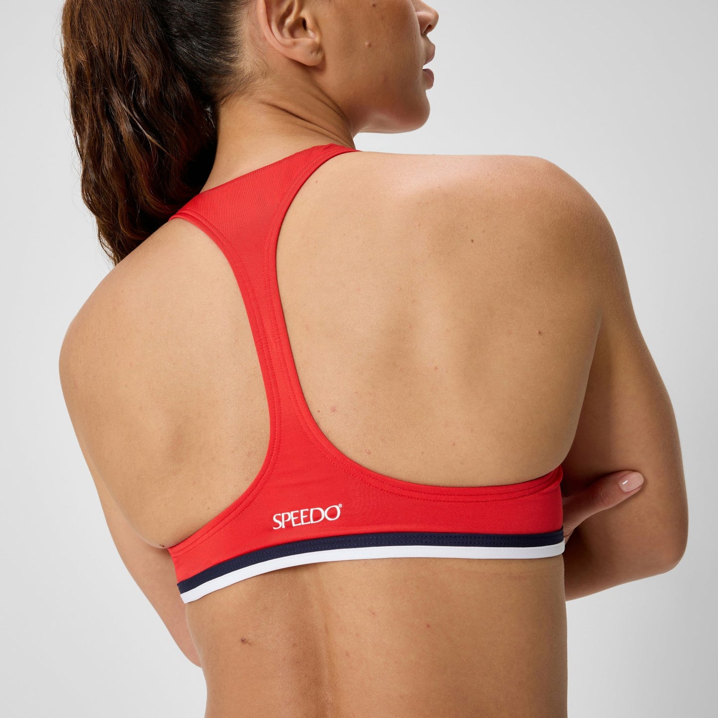 Jetstream Racerback Bikini Top Red/White - Speedo