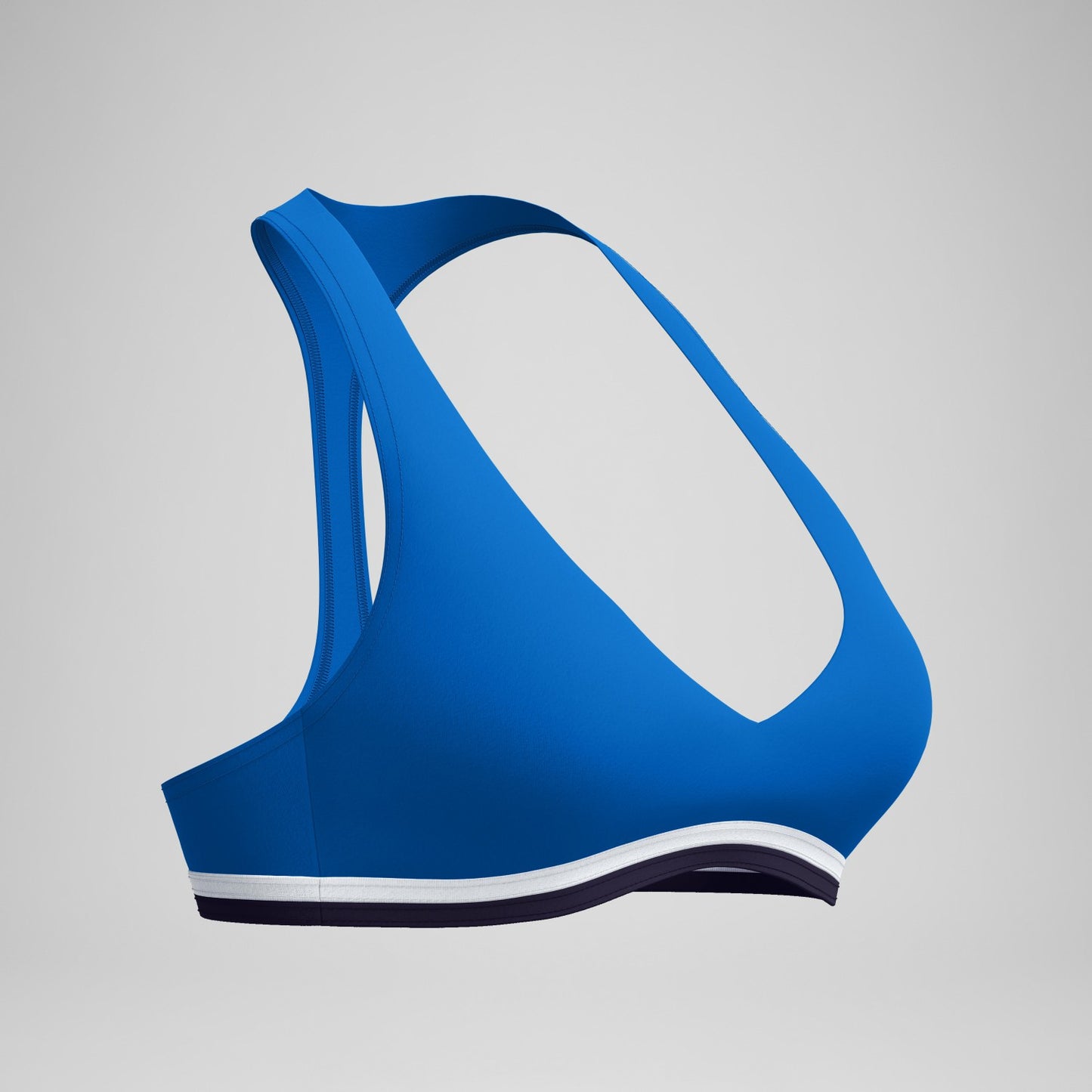 Jetstream Racerback Bikini Top Blue/White - Speedo