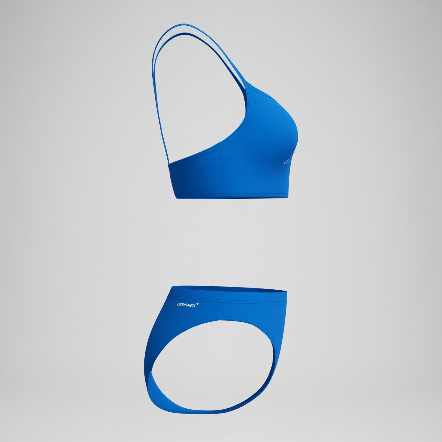 Endurance+ Logo Thinstrap Bikini Set Blue - Speedo