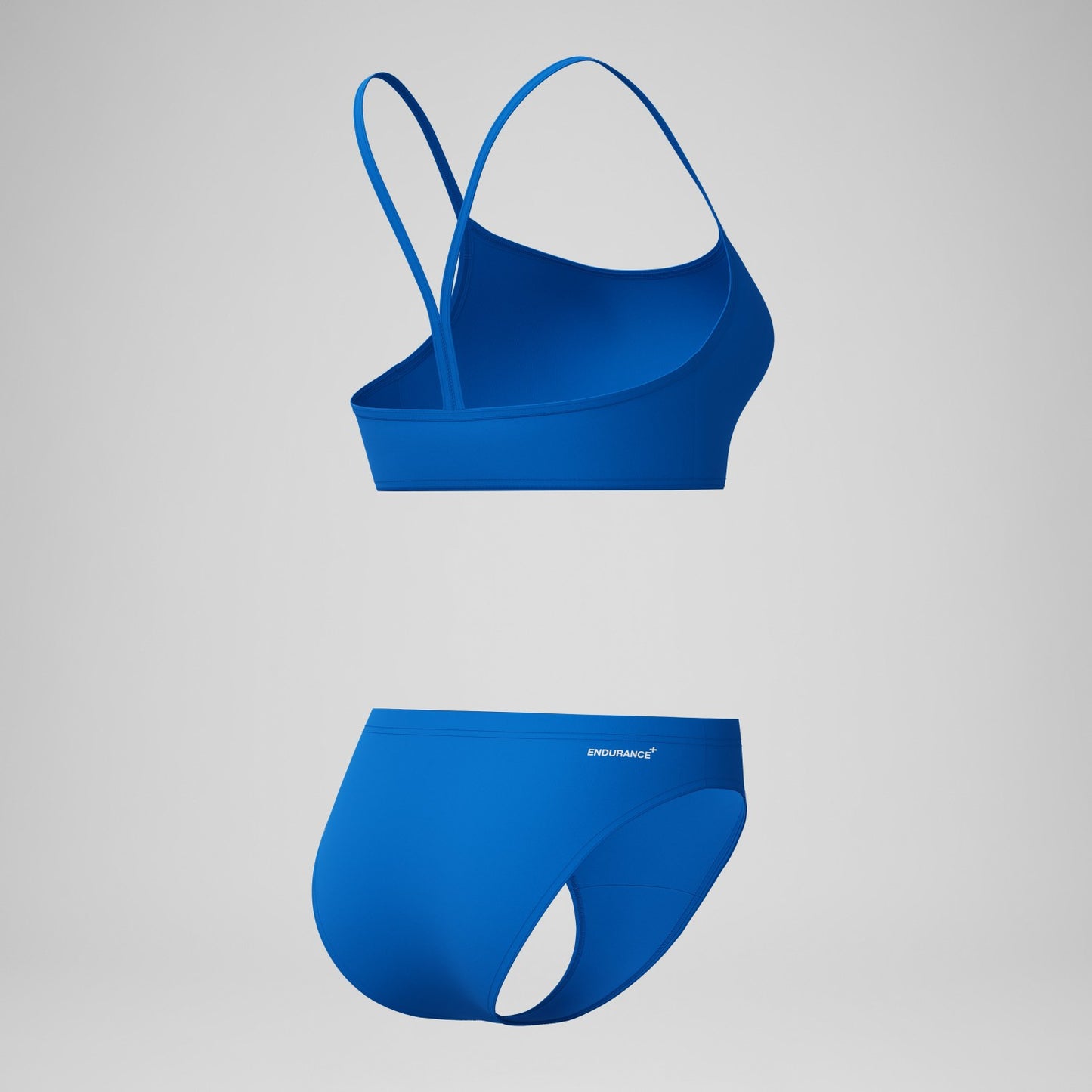 Endurance+ Logo Thinstrap Bikini Set Blue - Speedo