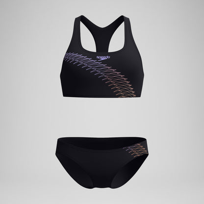 Placement Bikini Set Black/Peach - Speedo