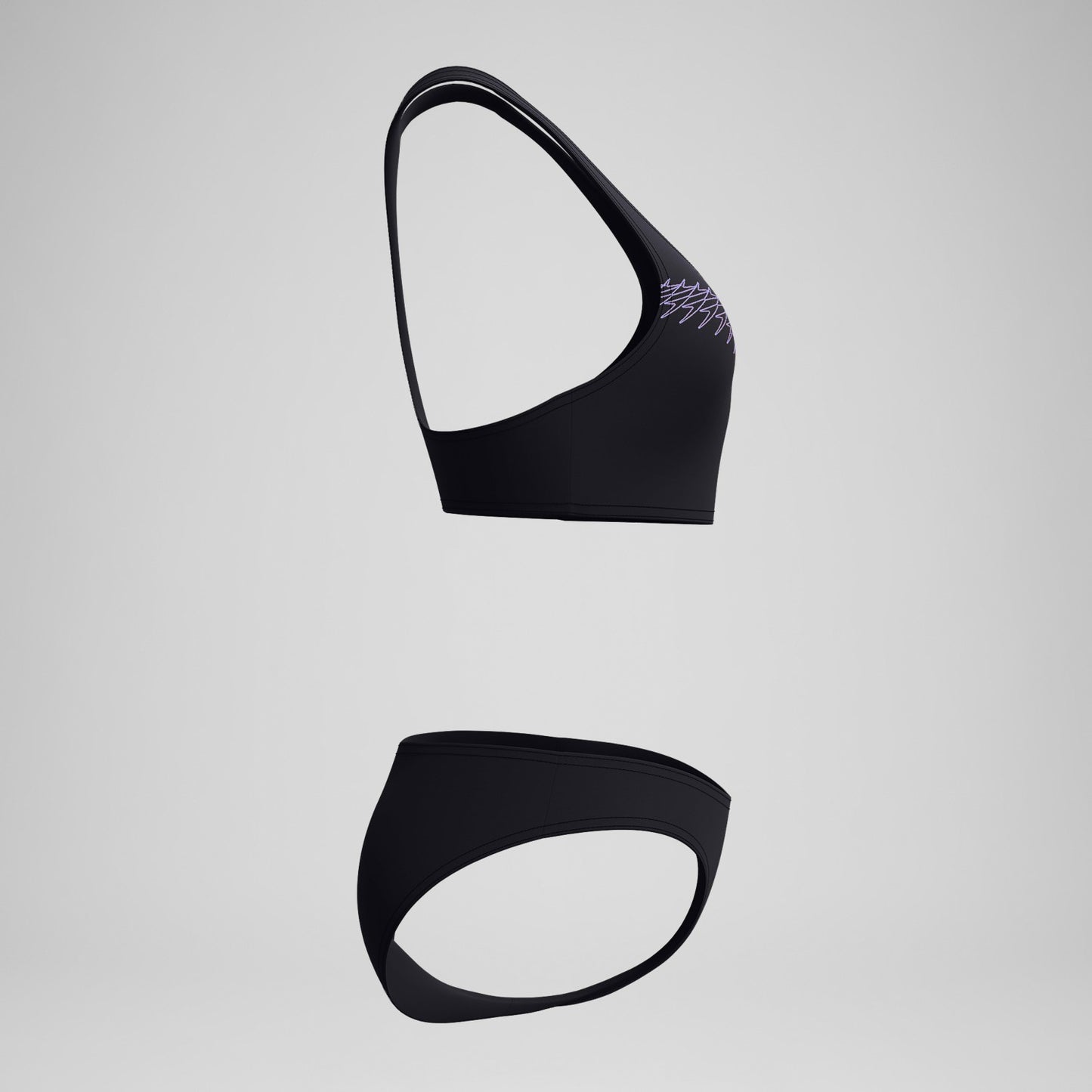 Placement Bikini Set Black/Peach - Speedo