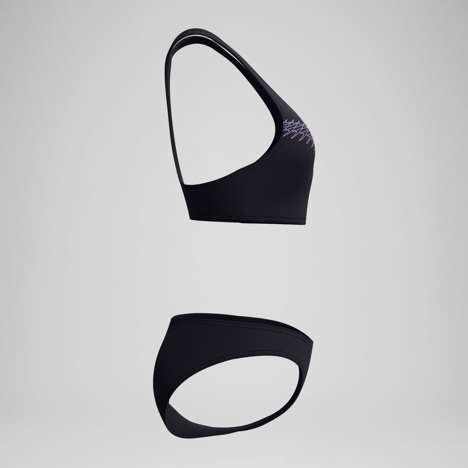 Placement Bikini Set Black/Peach - Speedo