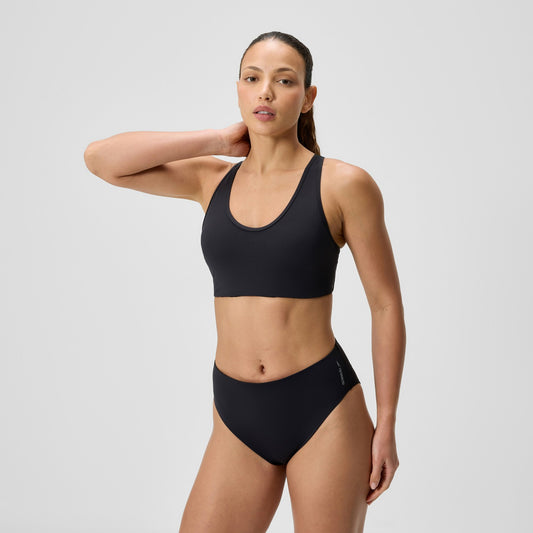 Sculpture Boom Back Bikini Top Black - Speedo