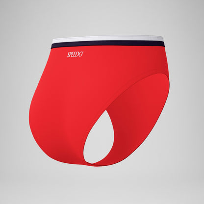 Jetstream Bikini Bottom Red/White - Speedo