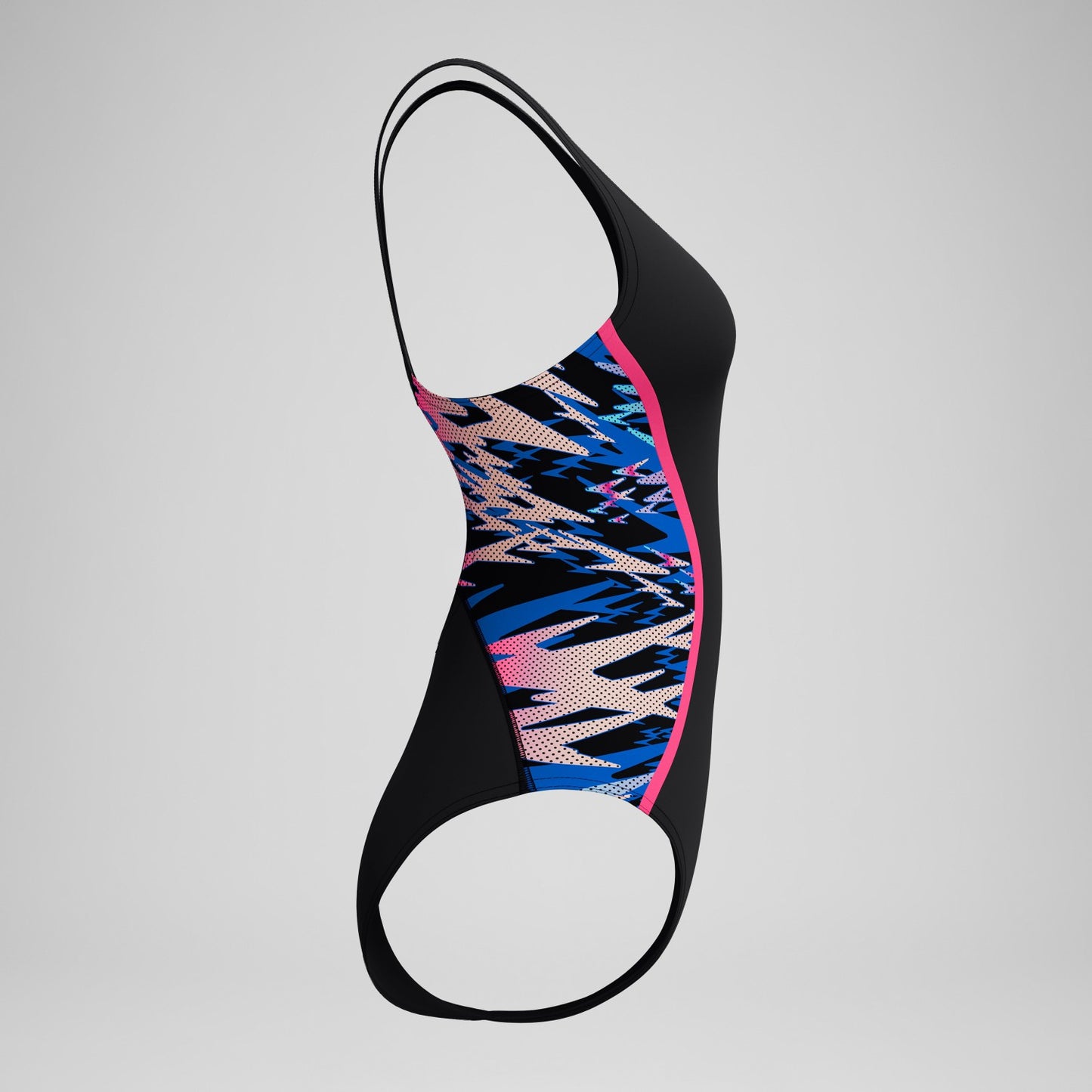 Hyperboom Splice Muscleback Swimsuit Black/Pink - Speedo