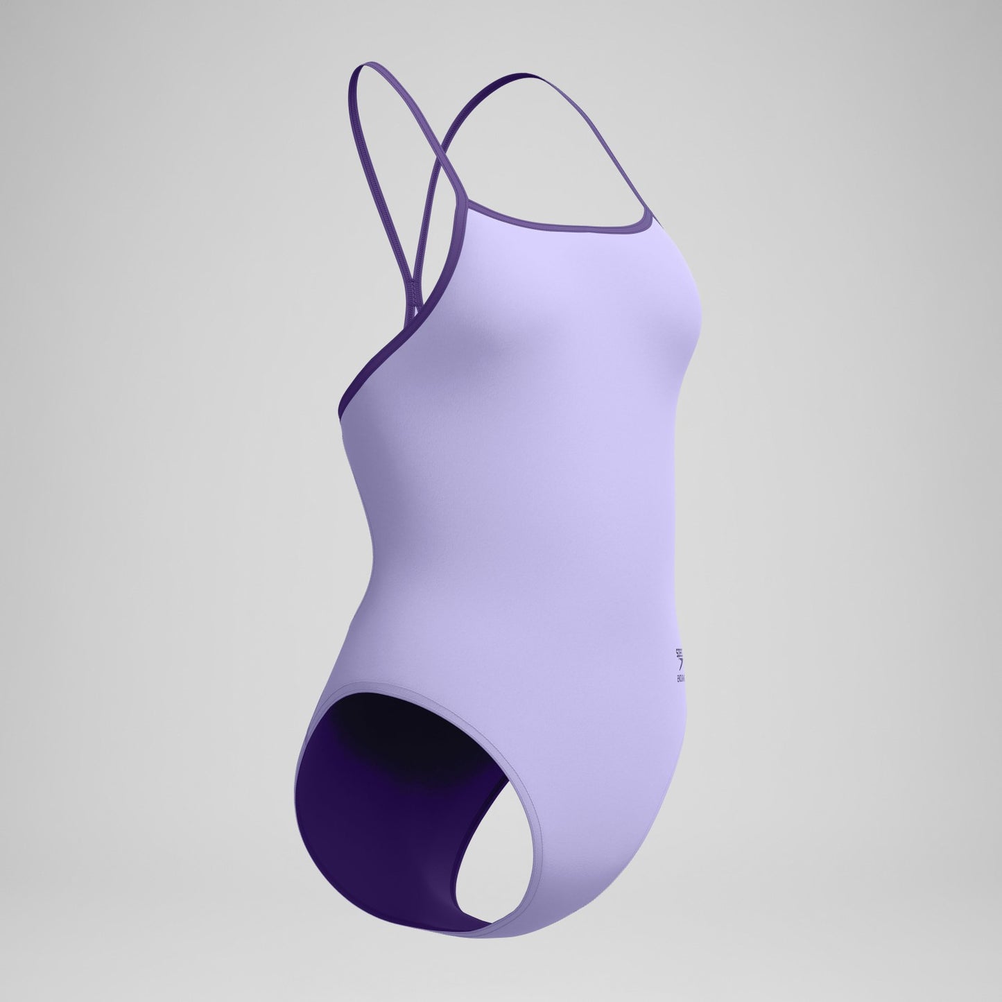 Club Training Turnback Swimsuit Lavender - Speedo
